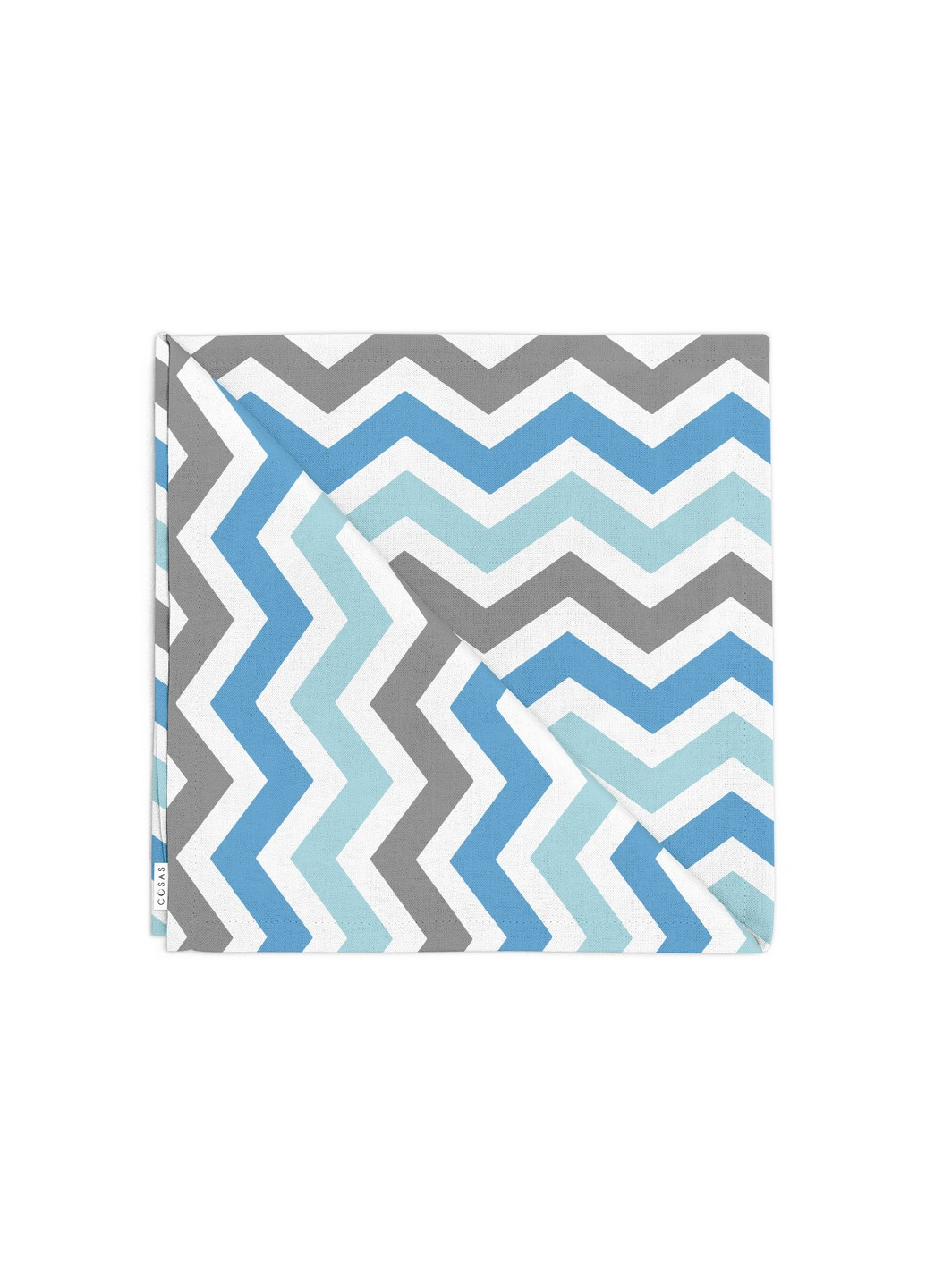 Набір з 4-х серветок 30х30 Zig Grey Blue (4822052067246) Cosas (252470929)