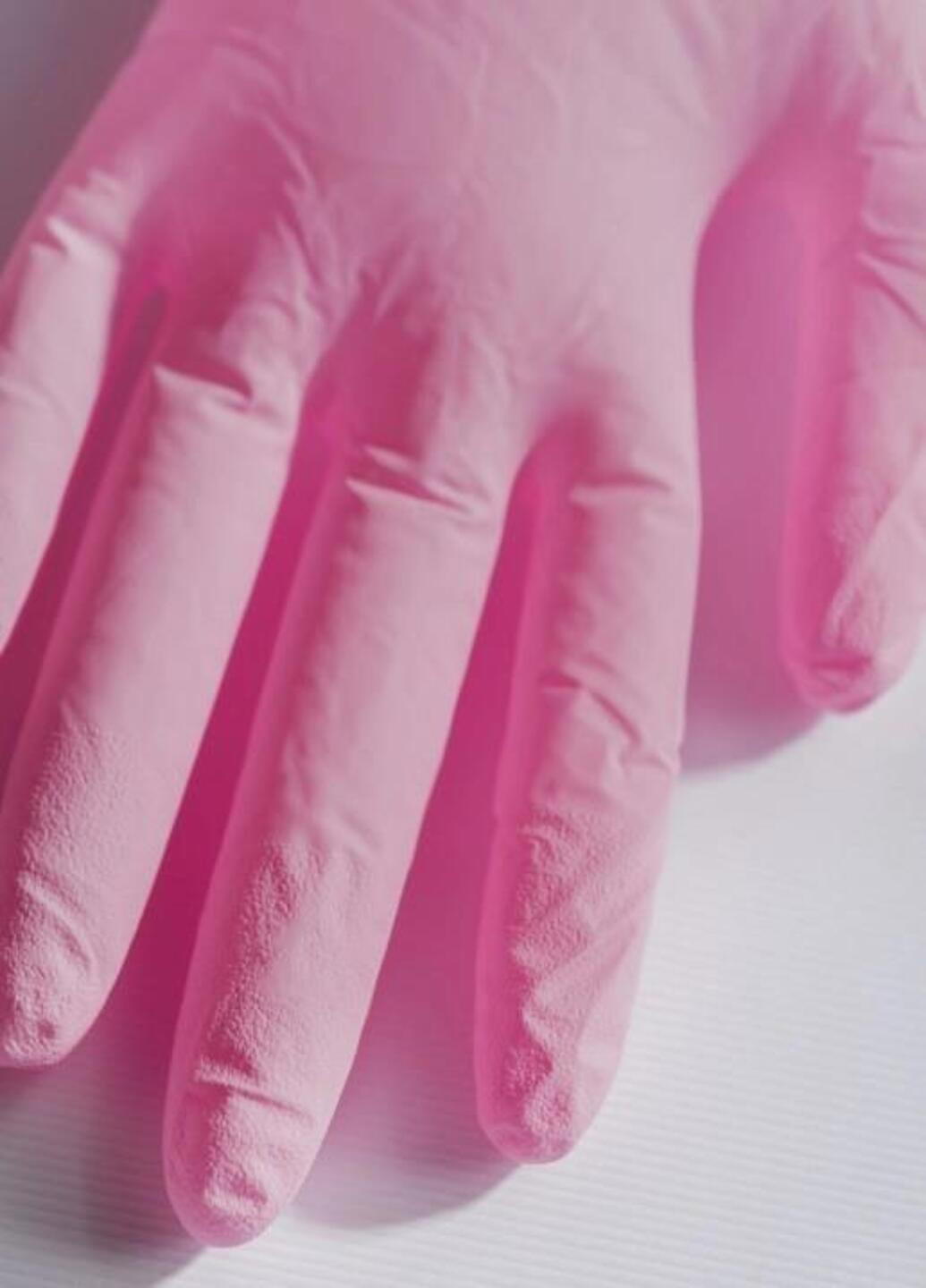 Нітрилові рукавички Advanced Pink текстуровані без пудри рожеві S (3,6 г.) Medicom (254181095)