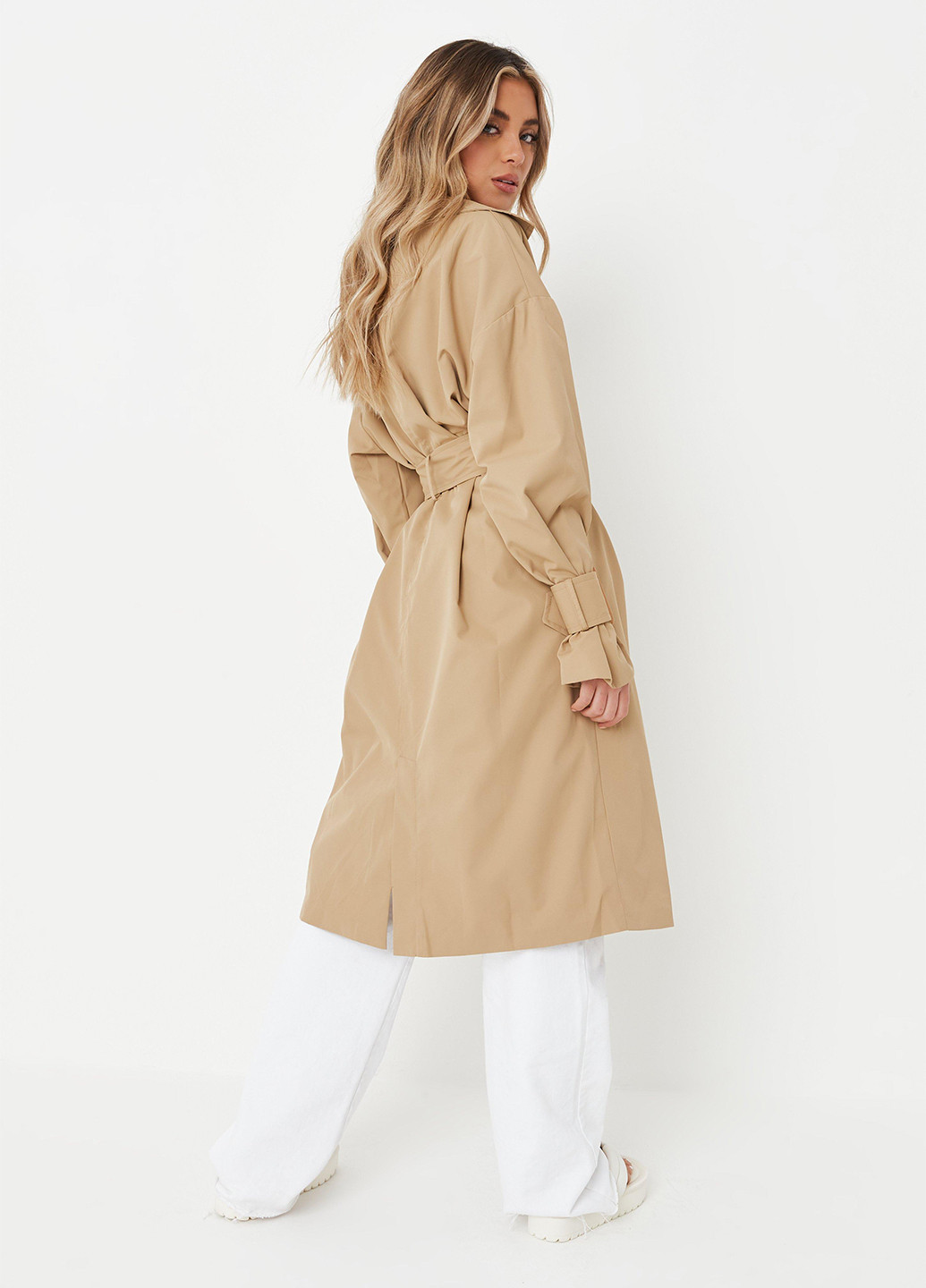 Плащ Missguided тренчкот на гудзиках демісезон (276135061)