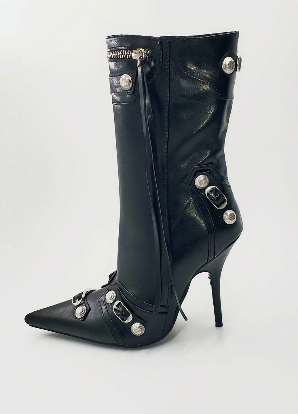 Черные демисезонная ботильоны SHEIN