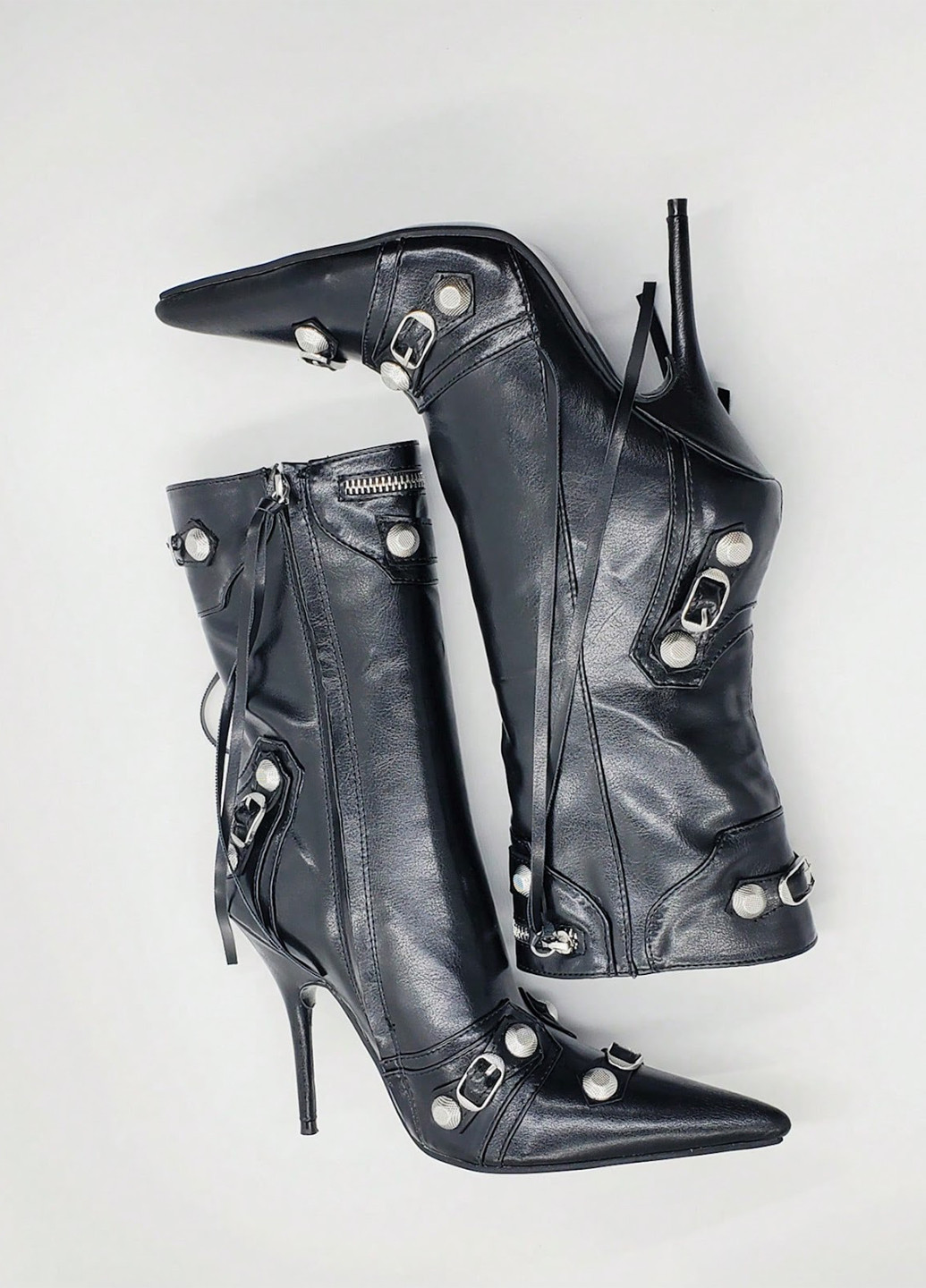 Черные демисезонная ботильоны SHEIN