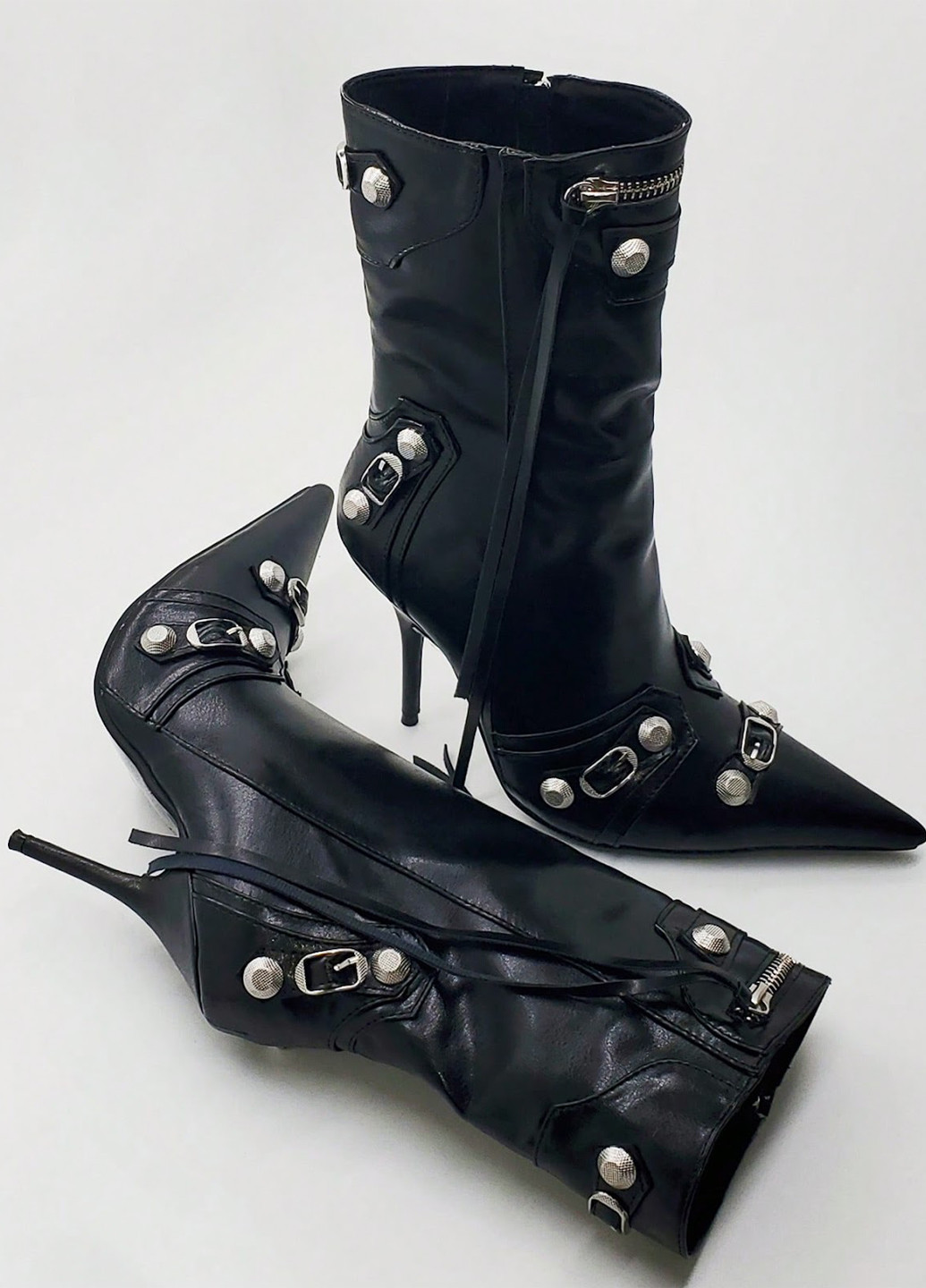 Черные демисезонная ботильоны SHEIN