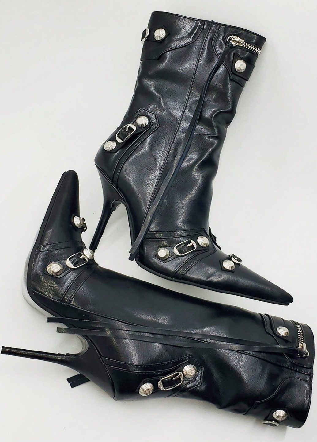 Черные демисезонная ботильоны SHEIN