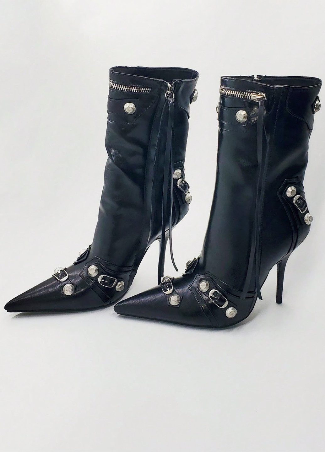 Черные демисезонная ботильоны SHEIN