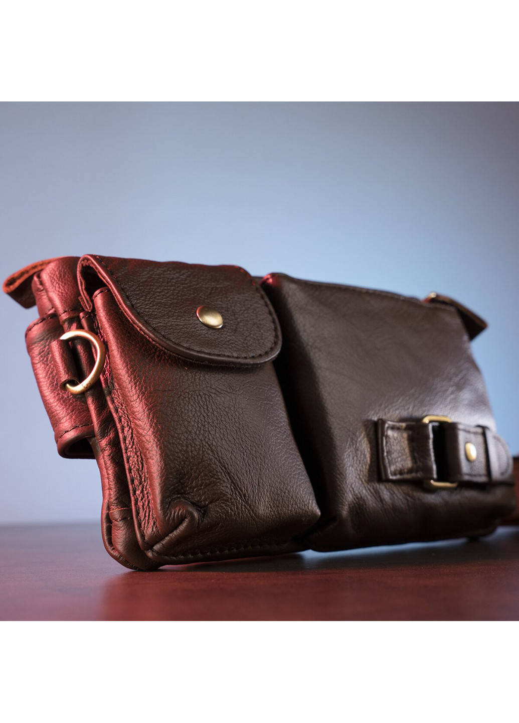 Мужская кожаная сумка 24,5х14х4 см Vintage (252130756)