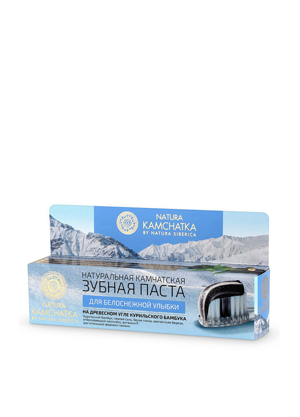 Зубная паста для белоснежной улыбки, 100 мл Natura Kamchatka (100118088)