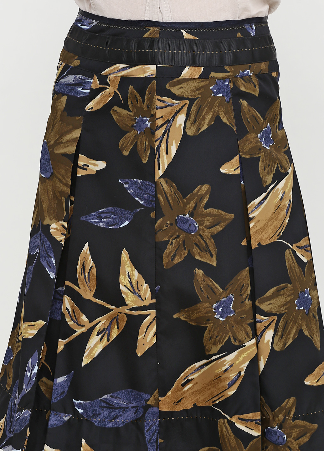 Черная кэжуал цветочной расцветки юбка Taifun