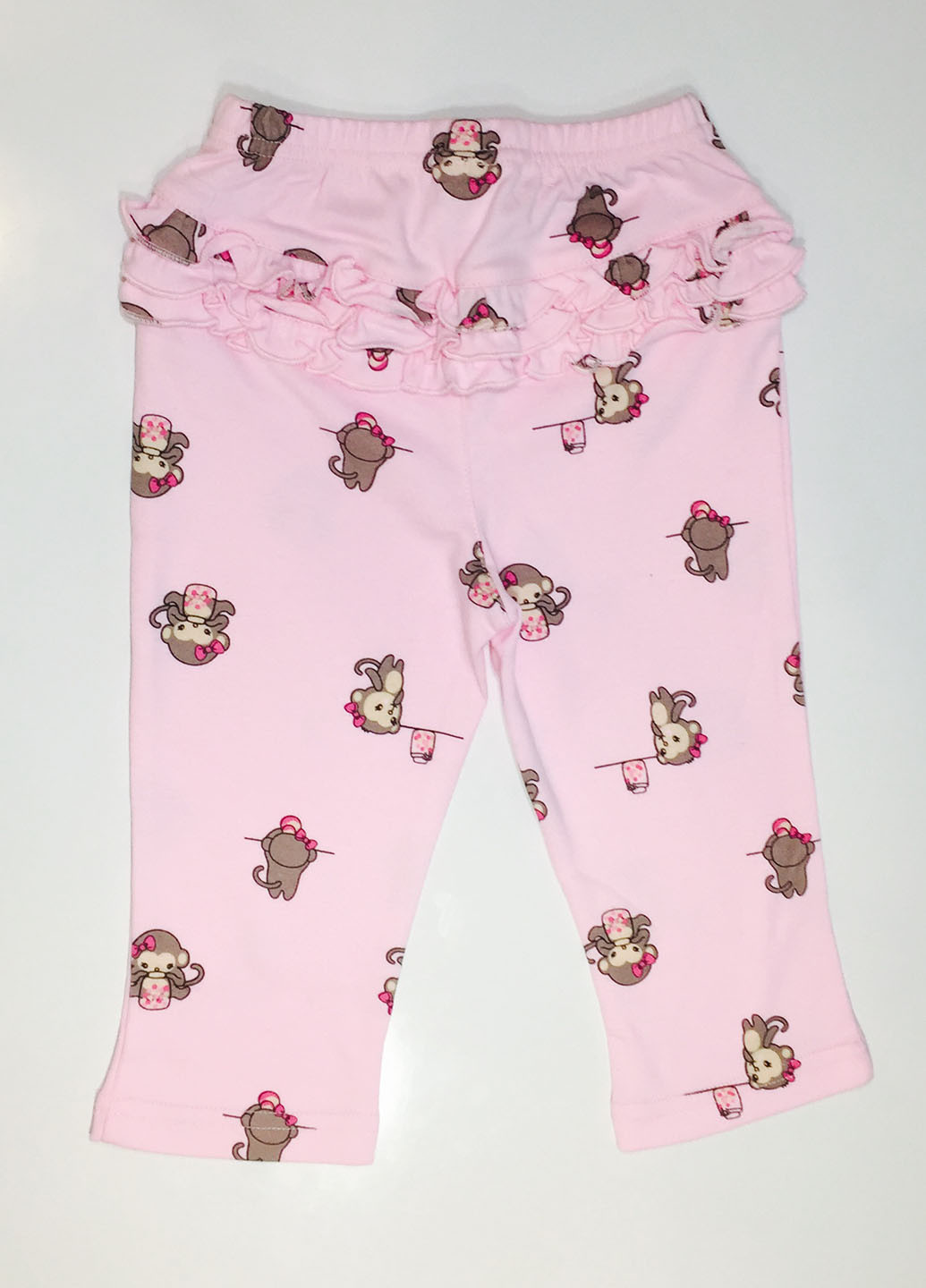 Розовые кэжуал демисезонные со средней талией брюки Mom & Bab