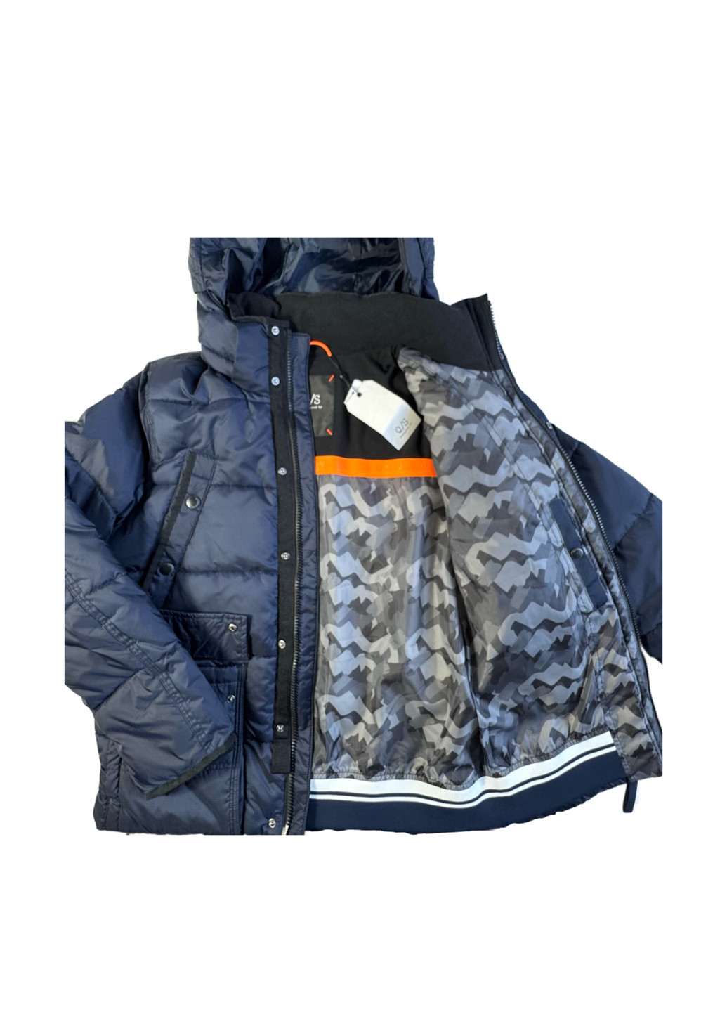 Темно-синяя демисезонная куртка Q/S