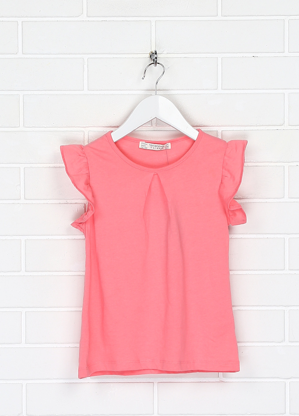 Светло-розовая летняя футболка Terranova