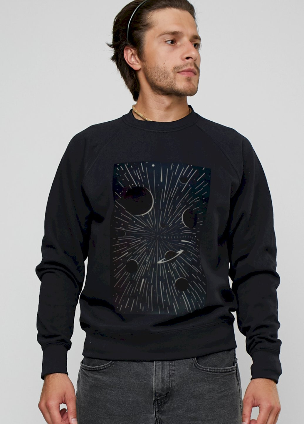 Черный свитшот мужской YAPPI (198688874)