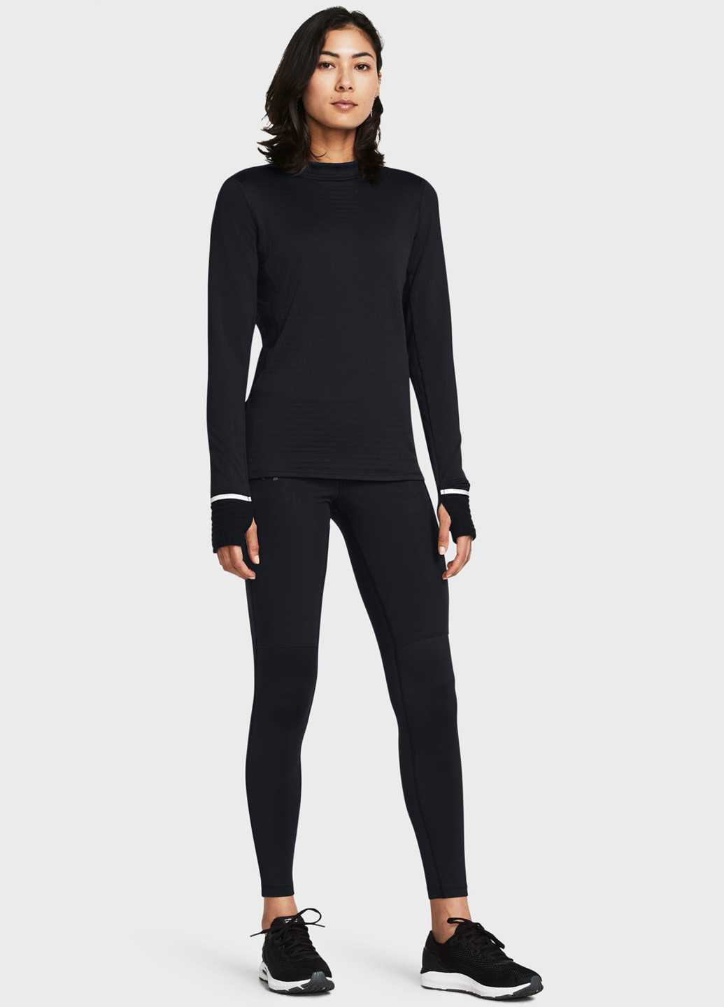 Черные зимние леггинсы Under Armour