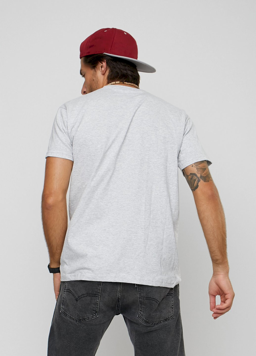 Сіра футболка чоловіча YAPPI