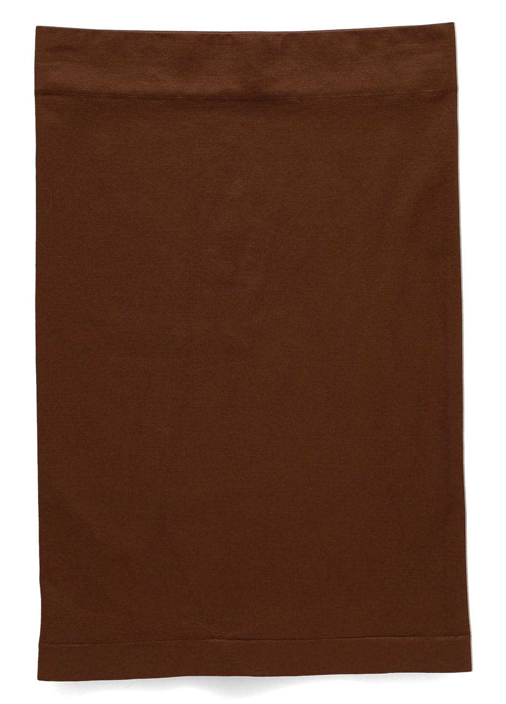 Коричневая кэжуал однотонная юбка PrettyLittleThing карандаш