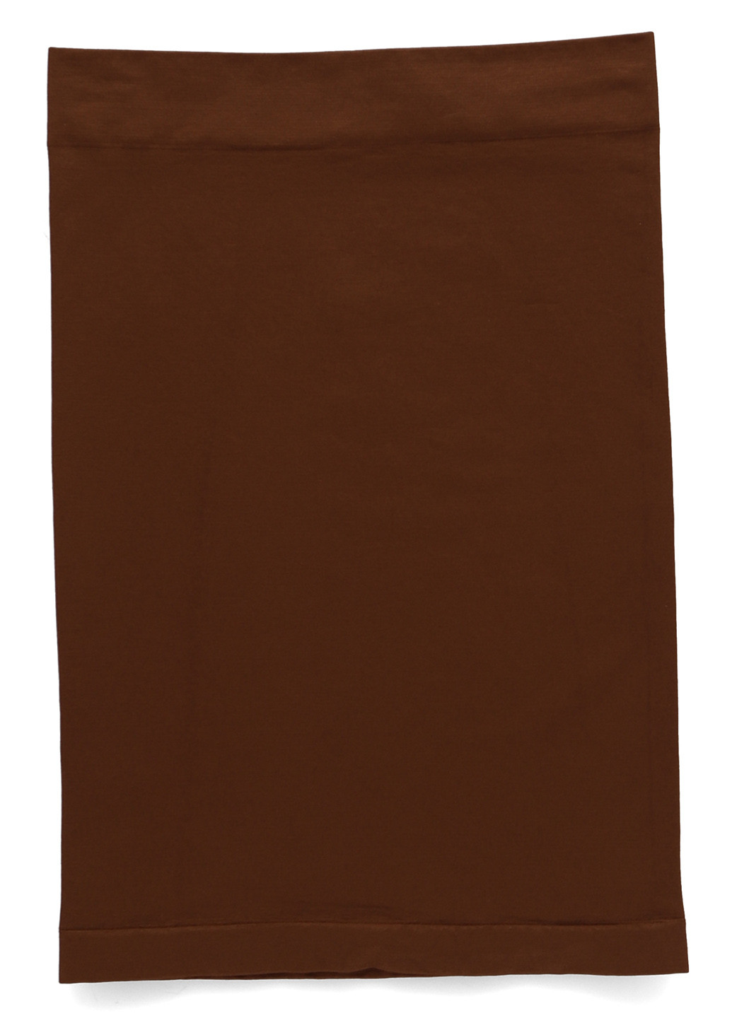 Коричневая кэжуал однотонная юбка PrettyLittleThing карандаш