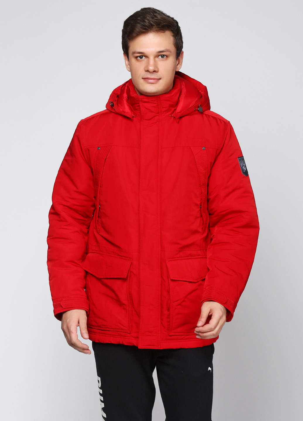 Красная зимняя куртка Baon