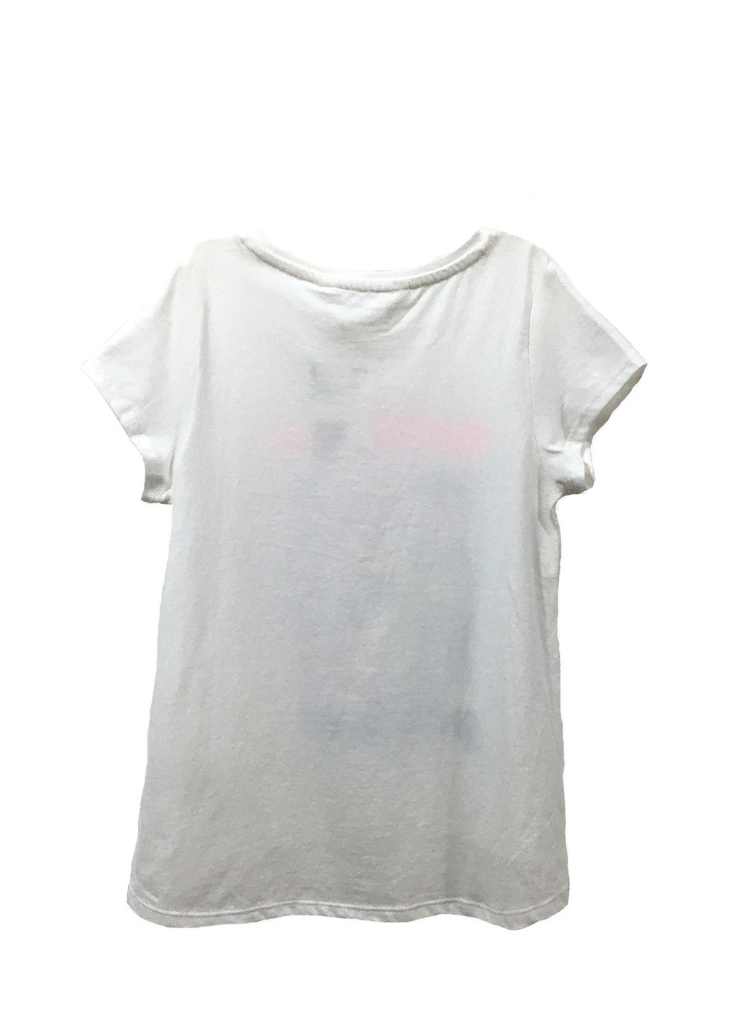 Белая летняя футболка H&M