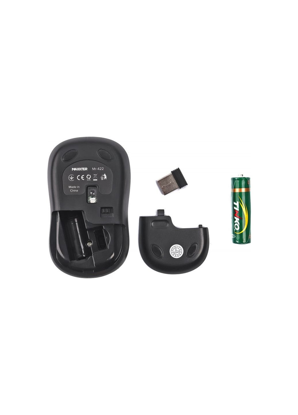 Мышка Mr-422 Wireless Black (Mr-422) Maxxter (253547119)