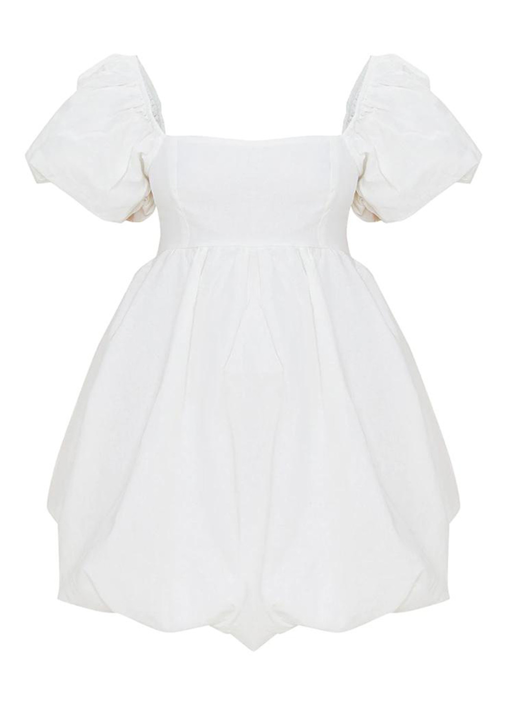 Білий кежуал сукня балон PrettyLittleThing однотонна