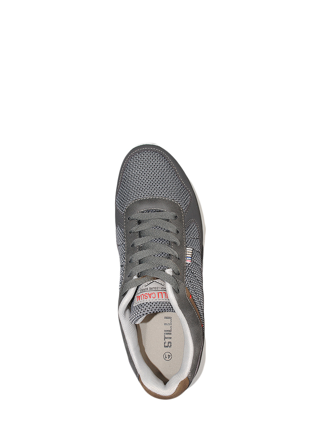 Серые демисезонные кроссовки sk3281-2 grey Stilli