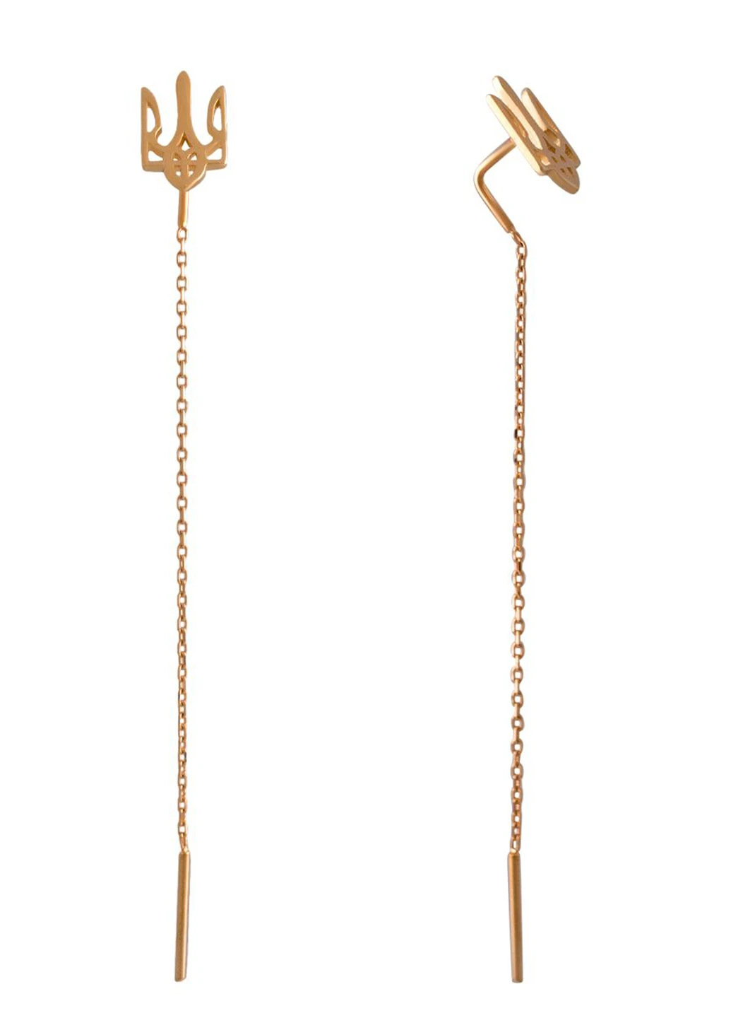 Сережки Golden Flame (259063924)