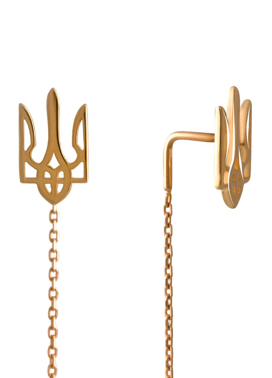 Сережки Golden Flame (259063924)