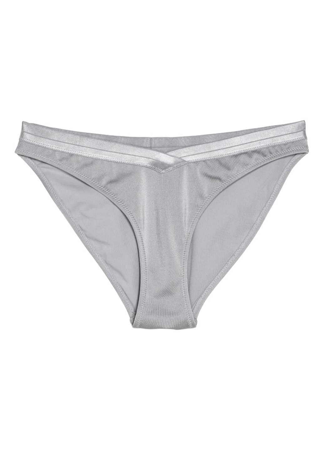 Серые купальные трусики-плавки однотонные H&M