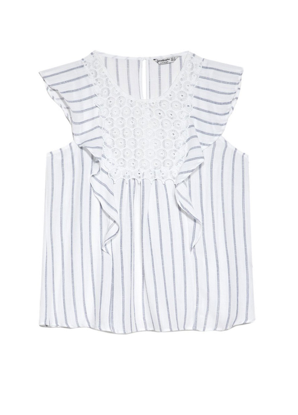 Біла блуза Stradivarius