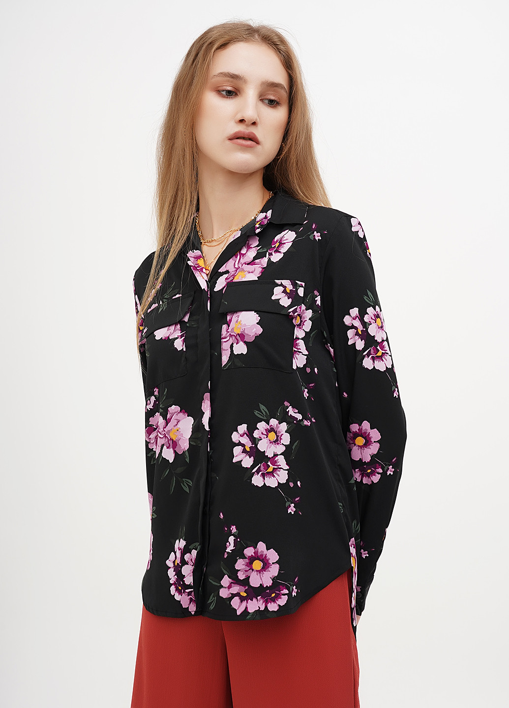 Чёрная блуза Terranova