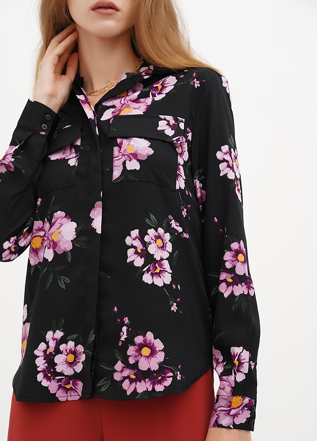 Чёрная блуза Terranova