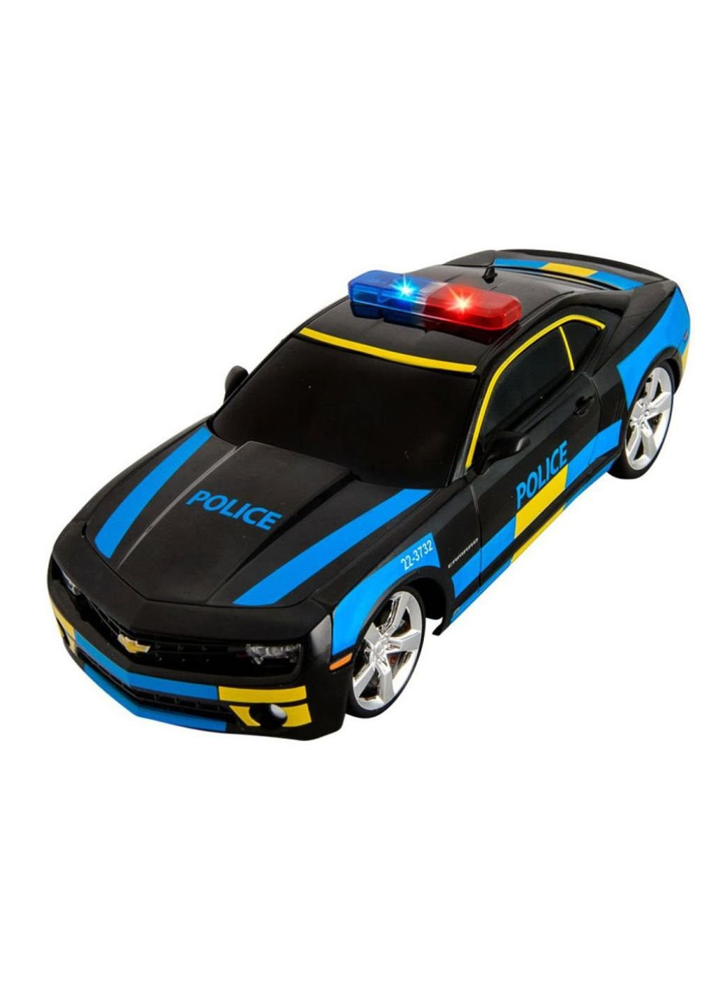 Машина Chevrolet Camaro SS RS (Police) чёрный (свет. и зв (81236 black) Maisto (254068026)