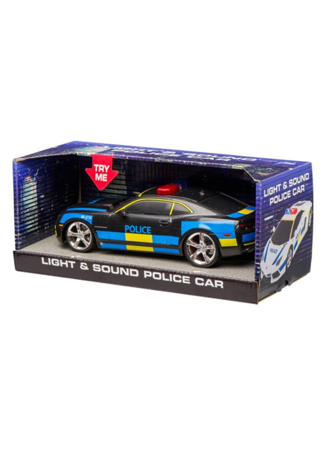 Машина Chevrolet Camaro SS RS (Police) чёрный (свет. и зв (81236 black) Maisto (254068026)