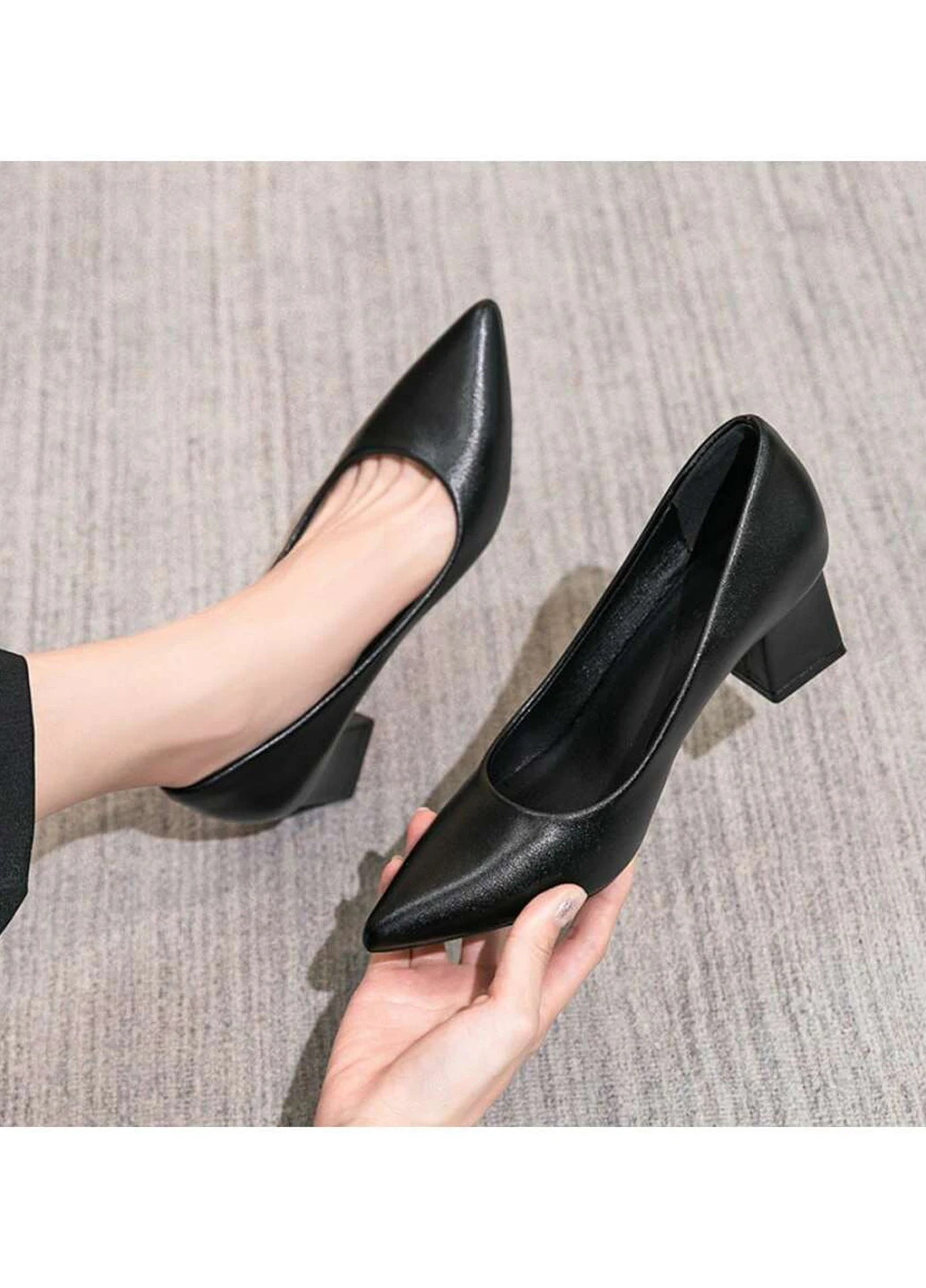 SHEIN Туфлі лофери чорний з штучна шкіра, китай — демісезон (324691776)