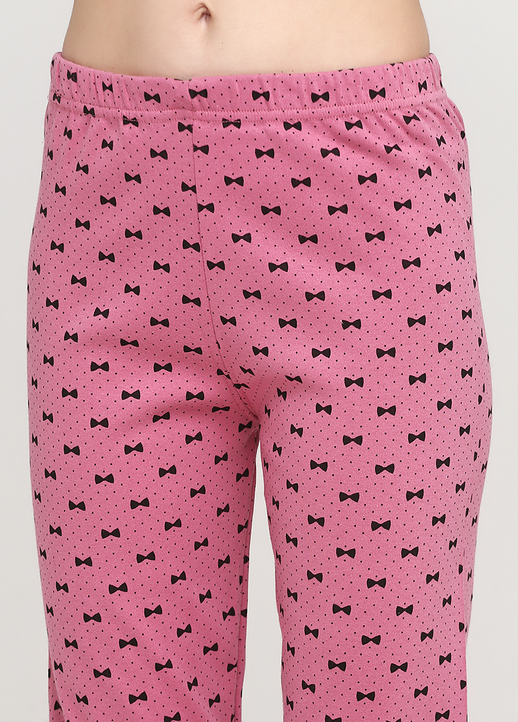 Розово-коричневая всесезон пижама (лонгслив, брюки) лонгслив + брюки Fawn