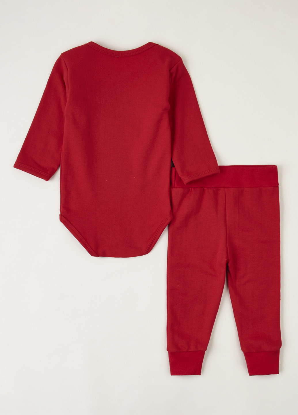 Красный демисезонный комплект (боди, брюки) dexter's