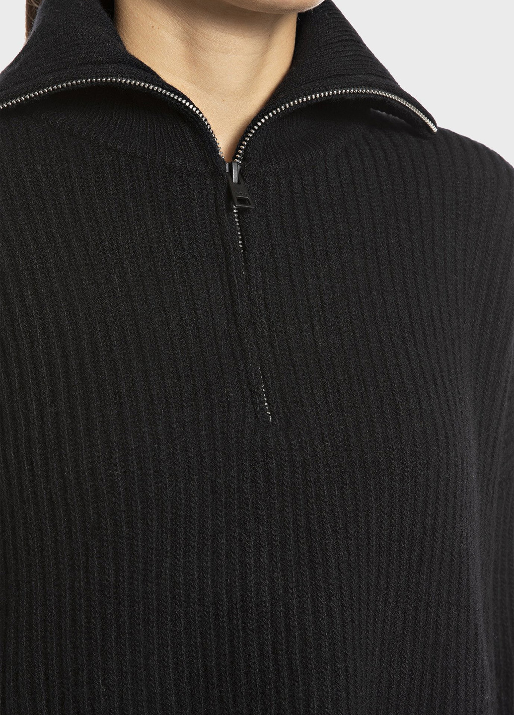 Чорний зимовий светр Replay