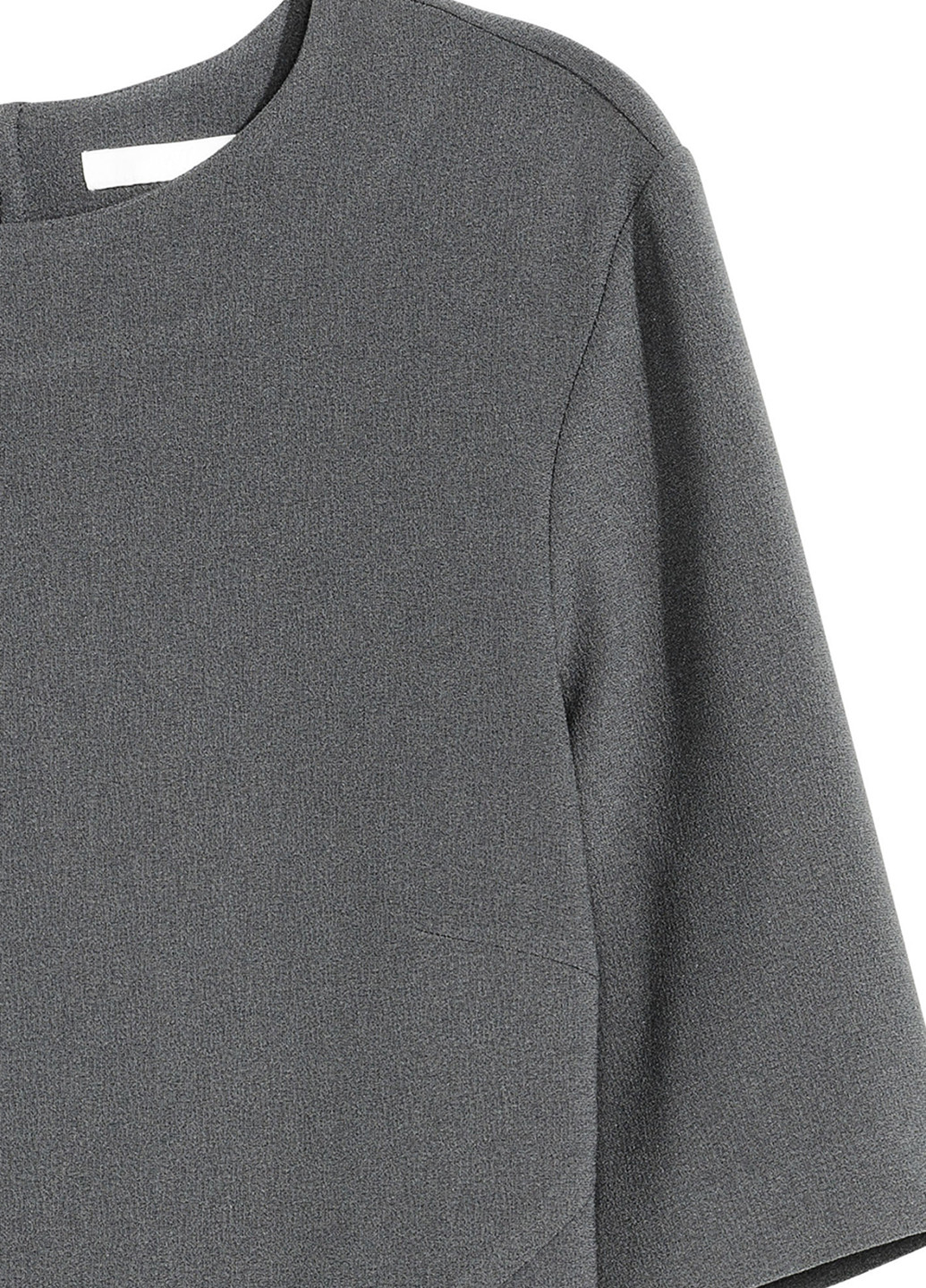 Сіра ділова сукня кльош H&M однотонна