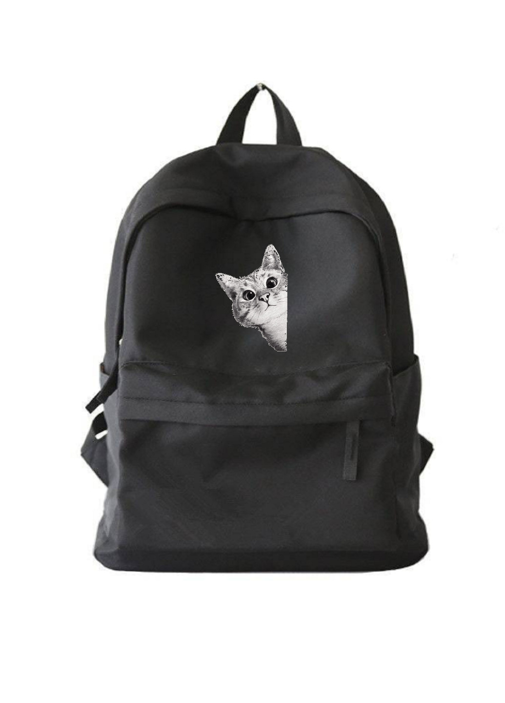 Міський рюкзак чорний з котом No Brand (255411947)
