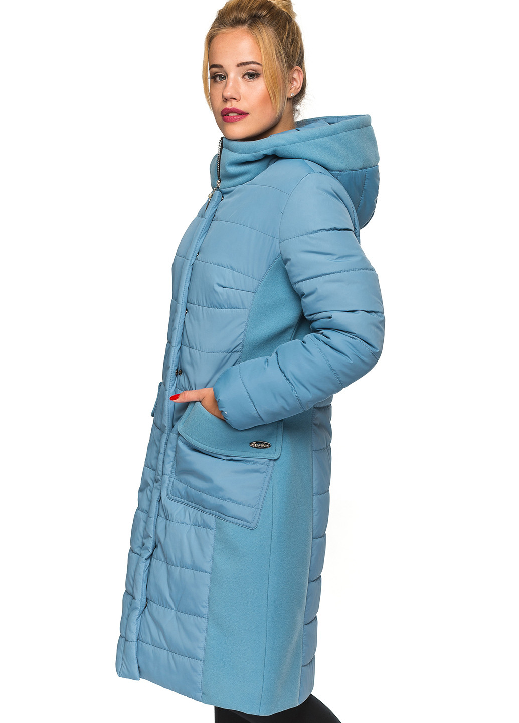 Голубая зимняя куртка Кариант