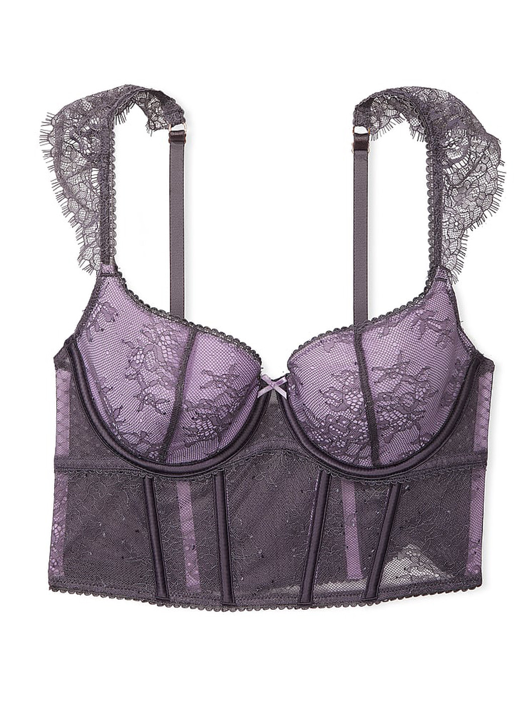 Фіолетовий демісезонний комплект (бюстгальтер, трусики) Victoria's Secret