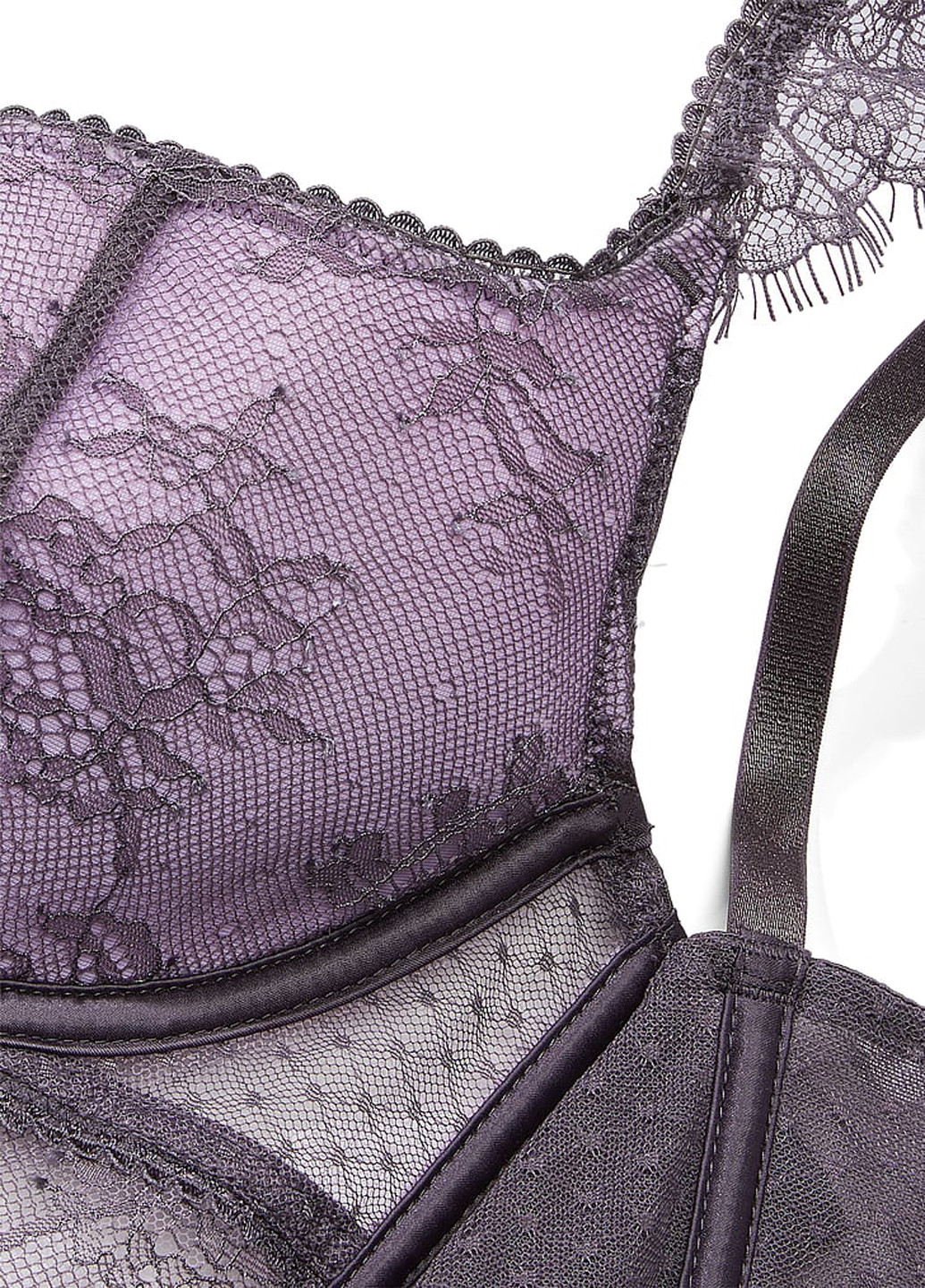 Фіолетовий демісезонний комплект (бюстгальтер, трусики) Victoria's Secret