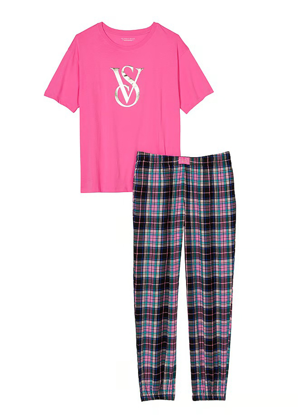 Комбінована всесезон піжама (футболка, брюки) футболка + штани Victoria's Secret