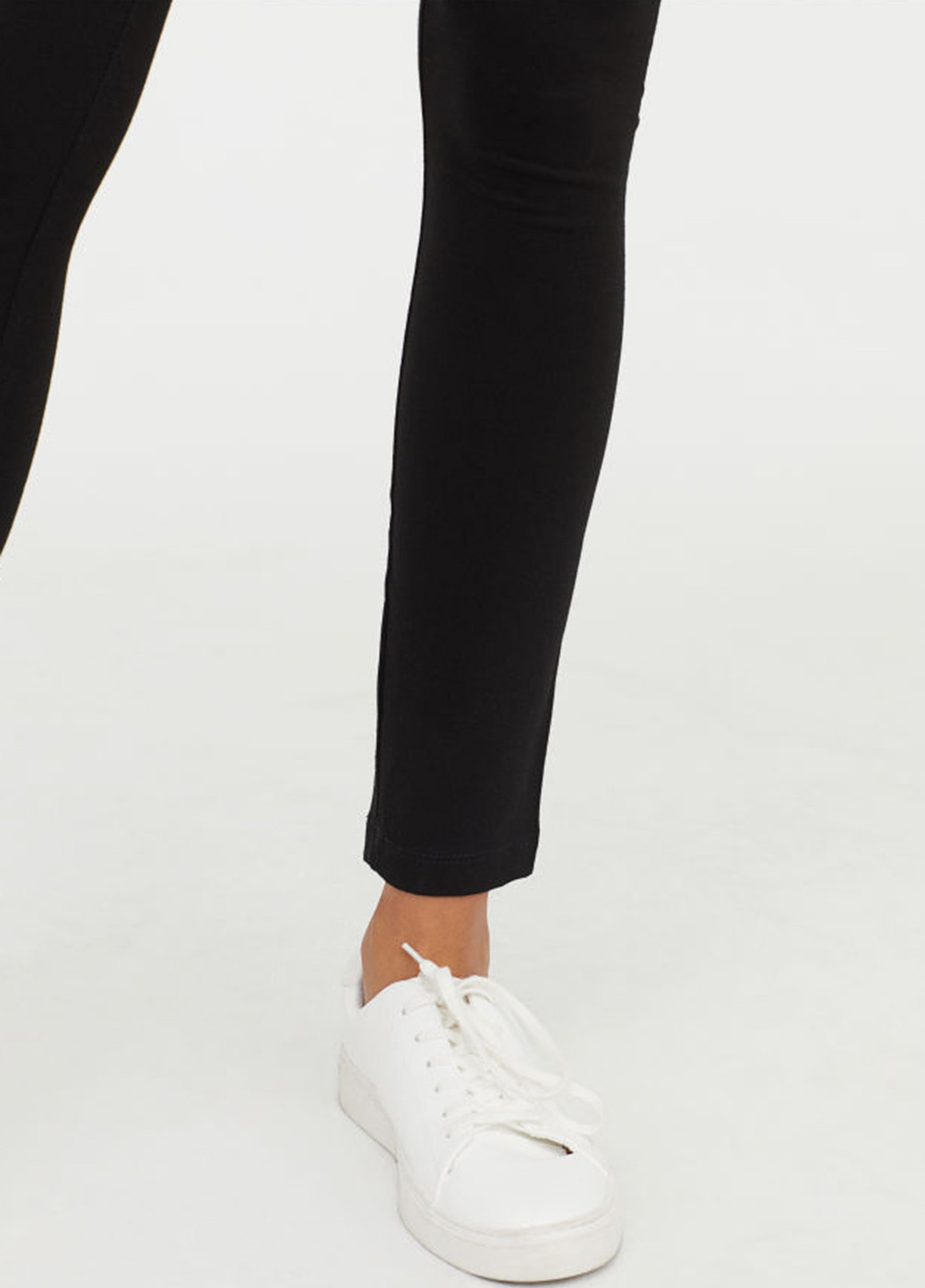 Черные демисезонные леггинсы H&M