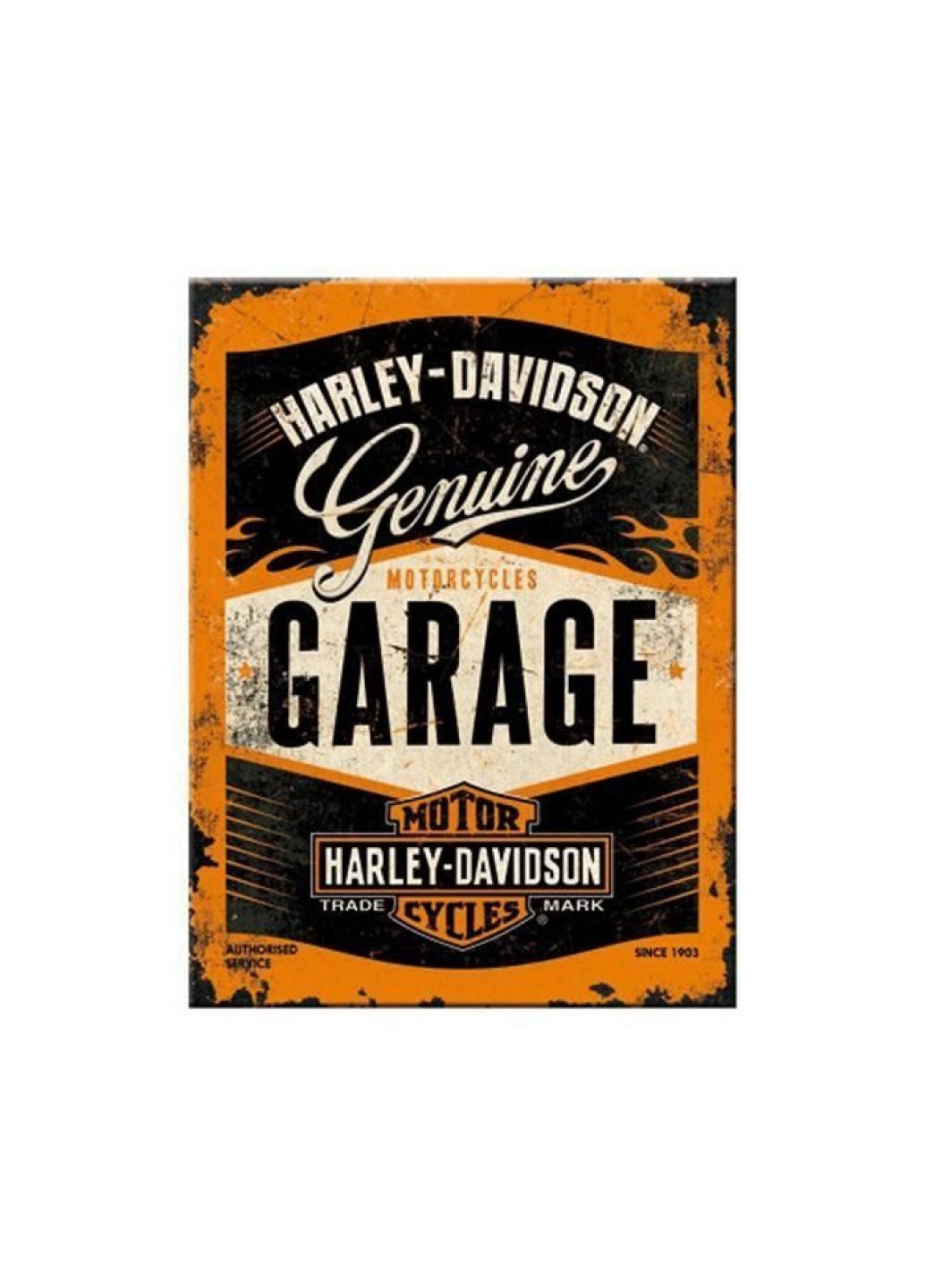 Магнит "Harley-Davidson Garage" Nostalgic Art (215853613)