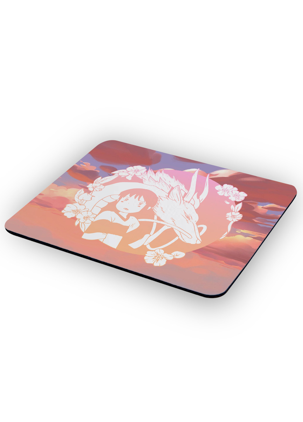 Килимок для мишки Тихиро Огіно Сен і Хакуо Віднесені примарами Spirited Away (25108-2647) 22х18 см MobiPrint (222995205)