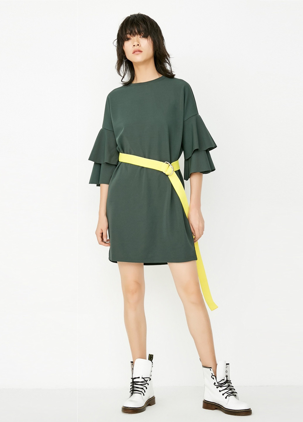 Зеленое платье Only