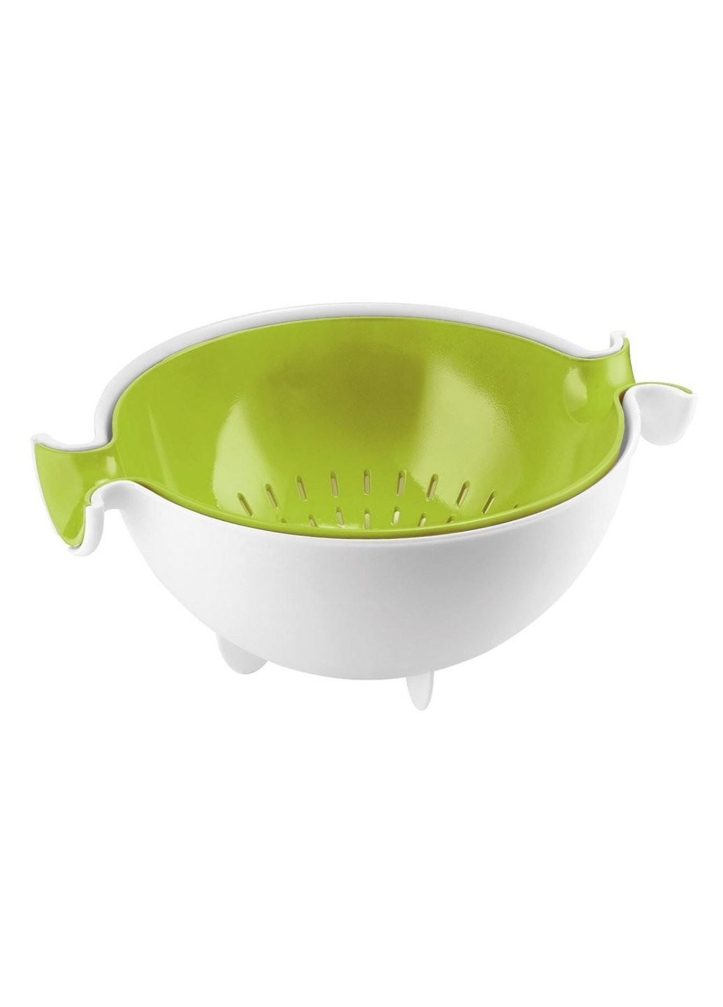 Друшляк з мискою Kitchen Active Design 29250084 30х25х12.5 см зелений Guzzini (254732084)