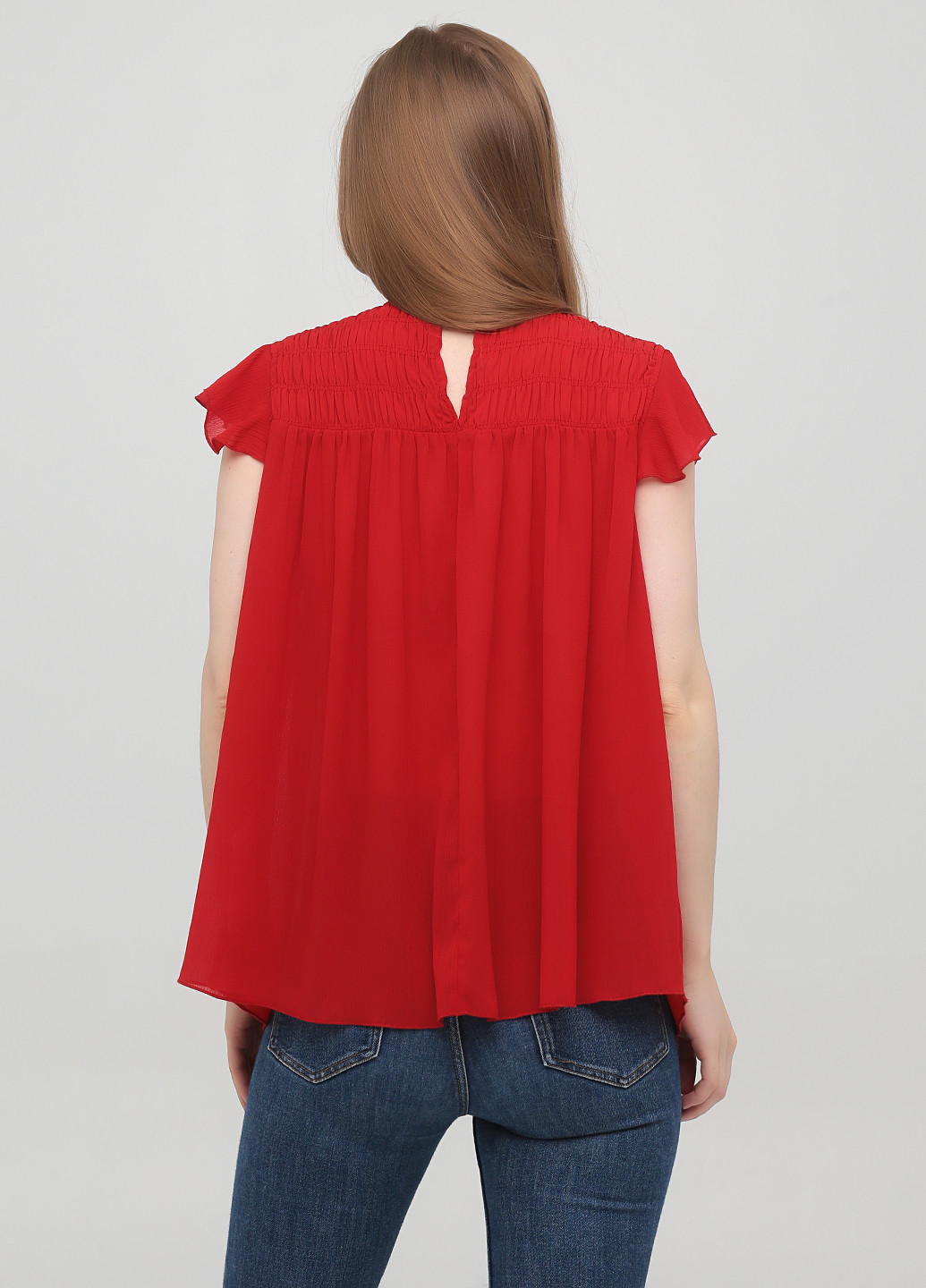 Червона літня блузка Zara
