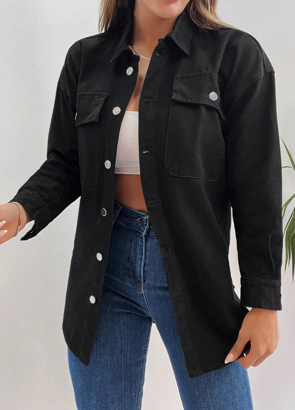 Куртка-сорочка SHEIN (340692052)