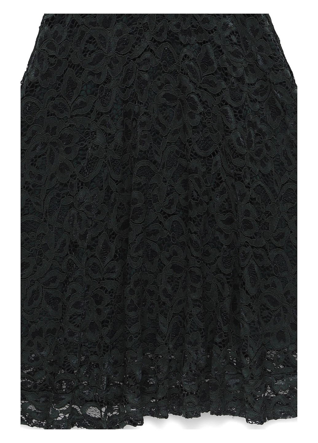 Темно-зеленое праздничный, вечернее платье с юбкой-солнце, с открытой спиной Anna Field однотонное